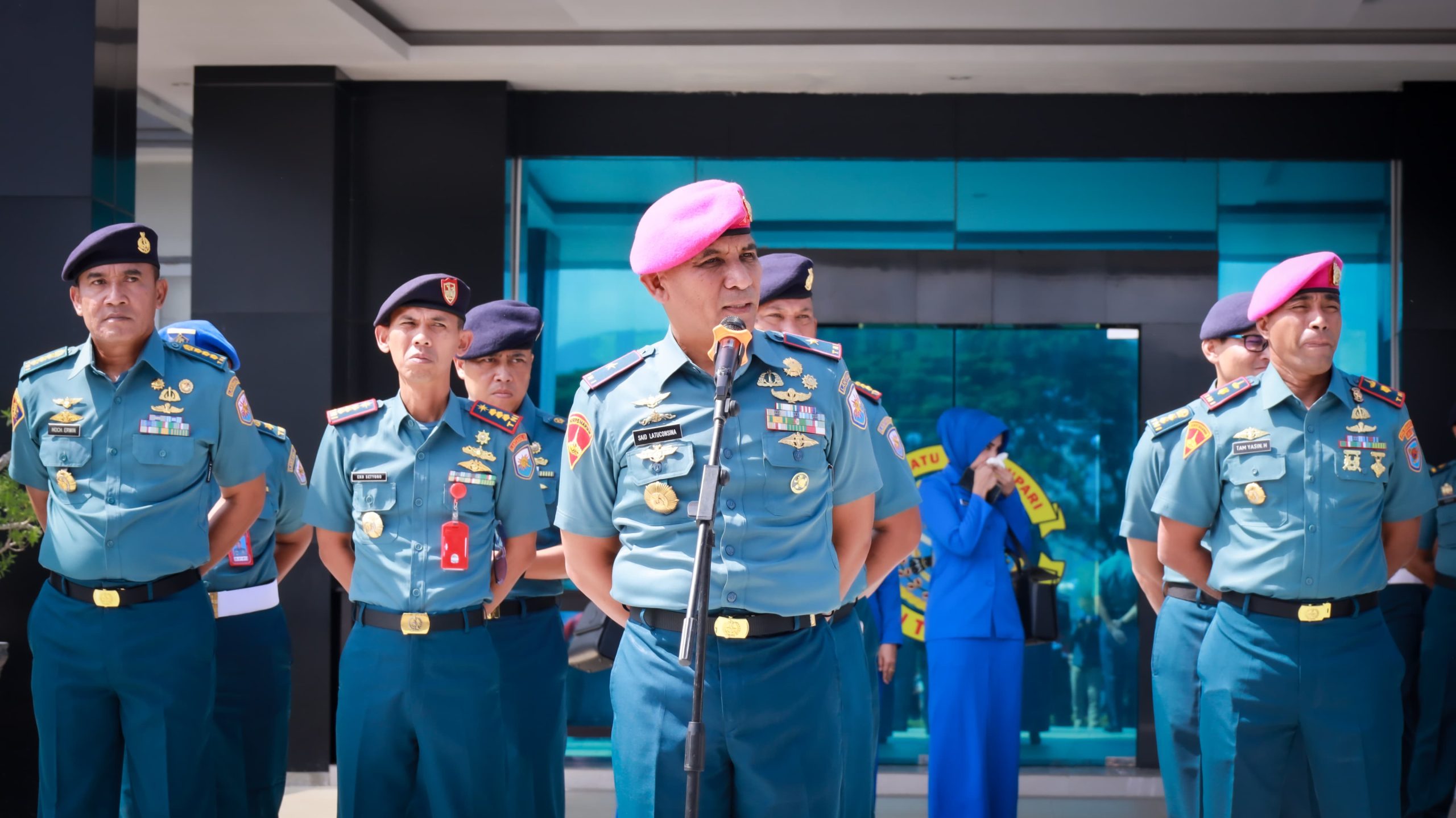 Brigjen TNI Mar Said Latuconsina Berangkatkan Casis Bintara Pria