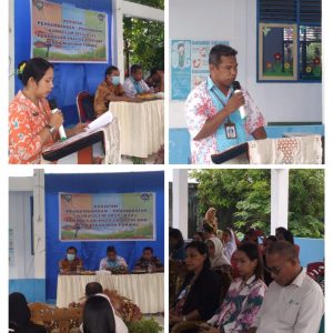 Suasana pembukaan kegiatan Pengembangan dan Peningkatan Kurikulum K13 Pendidikan Anak Usia Dini (PAUD) dan Pendidikan Nonformal bertempat di TK Negeri Pembina Langgur, Kecamatan Kei Kecil Kabupaten Maluku Tenggara Provinsi Maluku Kamis, (3/11/2022).