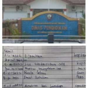 Dinas Pendidikan Kabupaten Maluku Tenggara saat dikonfirmasi wartawan pada Jumat, (4/11/2022).